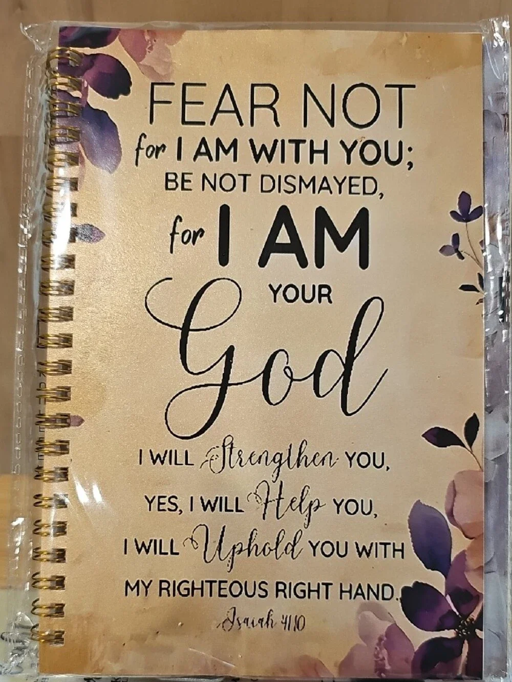 Still Know That I Am God Spiral Journal - Purple Butterfly